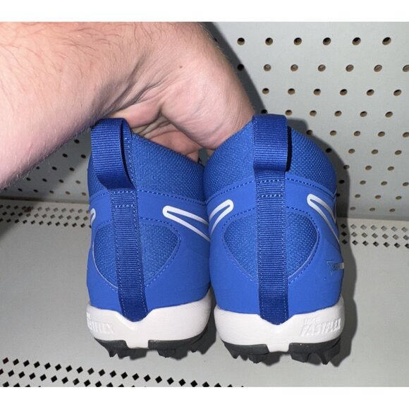 Nike Alpha Menace 3 Shark Mens Football Cleats Size 14 Royal Blue White - Picture 3 of 8